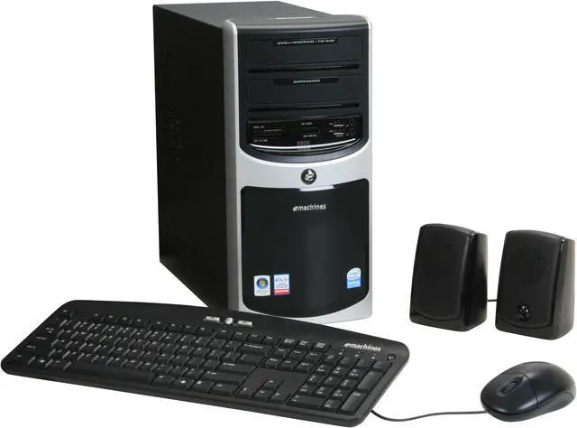 Main image of eMachines Desktop PC T5274 Intel Pentium E2180 2GB DDR2 320GB HDD Intel GMA 950 Windows Vista Home Premium