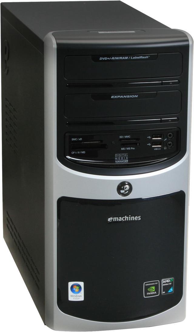 eMachines Desktop PC ET1161-03 4400+ 3GB DDR2 320GB HDD Windows 