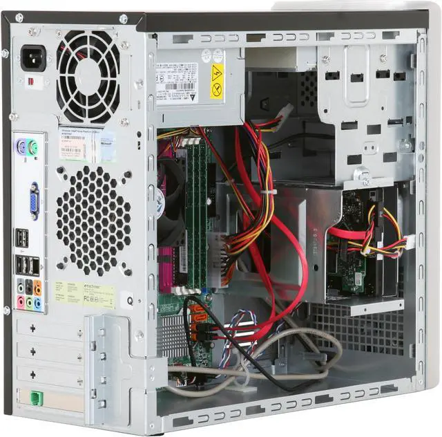 Alt view image 8 of 19 - eMachines Desktop PC ET1161-07 AMD Athlon X2 4050e 3GB DDR2 320GB HDD NVIDIA GeForce 6150 SE Windows Vista Home Premium
