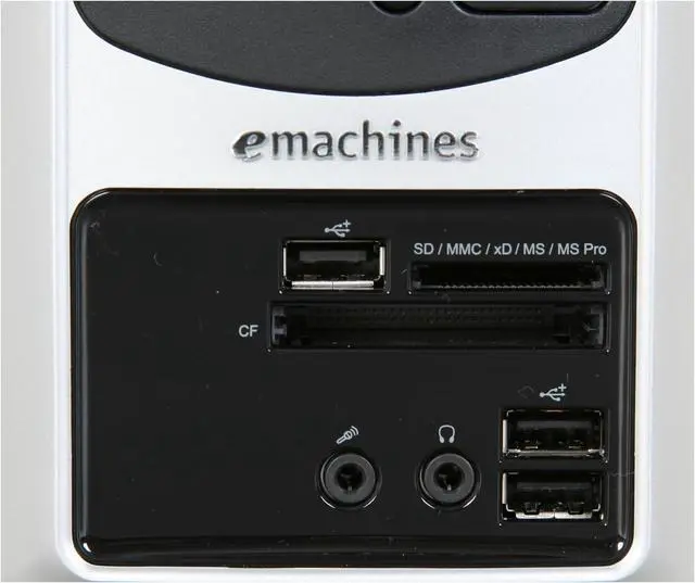 Alt view image 5 of 19 - eMachines Desktop PC EL1210-09 AMD Athlon 64 LE-1620 2GB DDR2 160GB HDD NVIDIA GeForce 8200 Windows Vista Home Premium