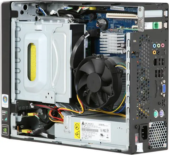 Alt view image 8 of 19 - eMachines Desktop PC EL1210-09 AMD Athlon 64 LE-1620 2GB DDR2 160GB HDD NVIDIA GeForce 8200 Windows Vista Home Premium