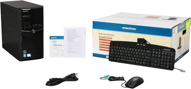Alt view image 9 of 9 - eMachines Desktop PC ET1831-07 Intel Pentium E5400 4GB DDR2 750GB HDD NVIDIA GeForce 7050 Windows 7 Home Premium 64-bit