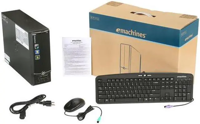 Alt view image 8 of 8 - eMachines Desktop PC EL1352-03 AMD Athlon II X2 240 4GB DDR3 500GB HDD NVIDIA GeForce 6150 SE Windows 7 Home Premium 64-bit