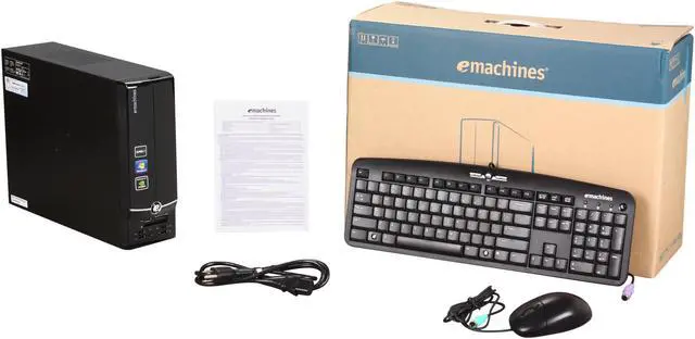 Alt view image 9 of 9 - eMachines Desktop PC EL1352-51 AMD Athlon II 170u 2GB DDR3 500GB HDD NVIDIA GeForce 6150 SE Windows 7 Home Premium 64-bit