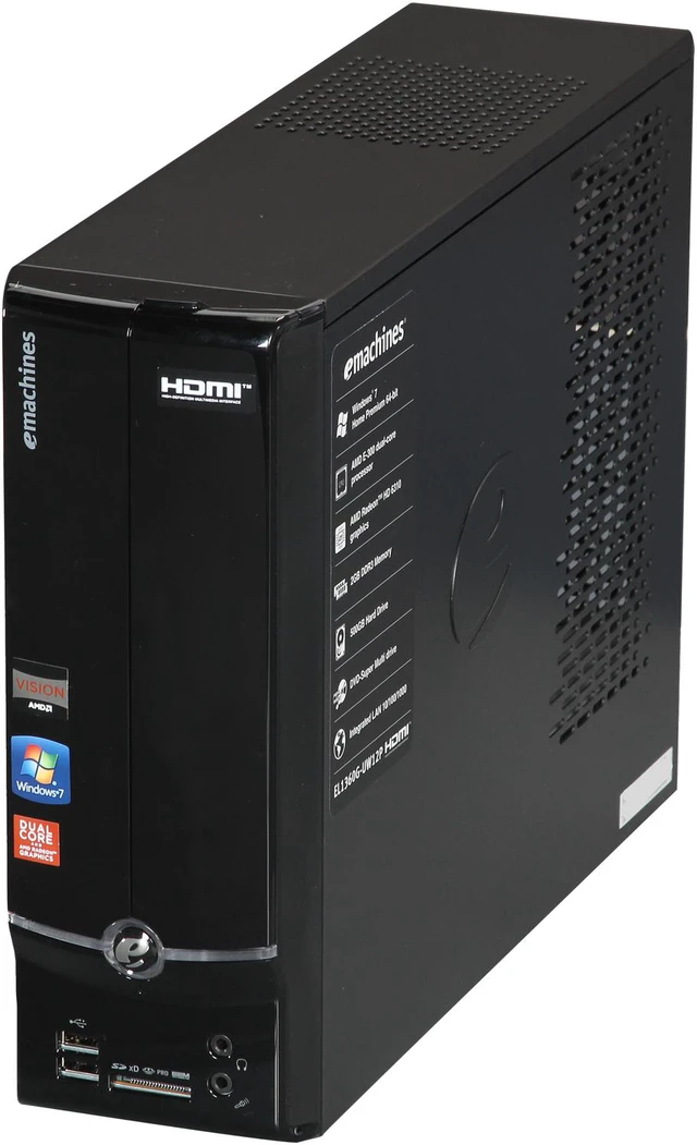 Refurbished: eMachines Desktop PC EL1360G-UW12P (PT.ND5P2.003) AMD