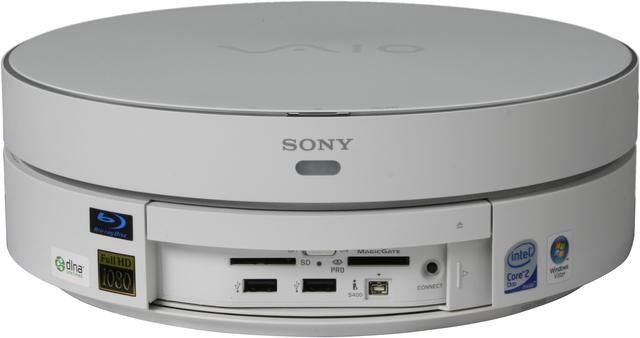 Alt view image 5 of 14 - Sony Desktop PC VAIO VGX-TP20E/W Intel Core 2 Duo T8100 2GB DDR2 500GB HDD NVIDIA GeForce 8400M GT Windows Vista Home Premium