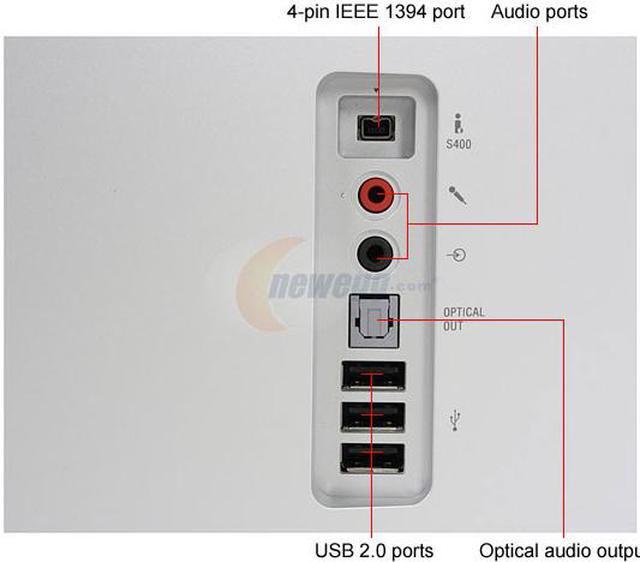 Alt view image 9 of 18 - Sony Desktop PC VAIO VGC-LT33E Intel Core 2 Duo T8100 3GB DDR2 640GB HDD 22" Windows Vista Home Premium