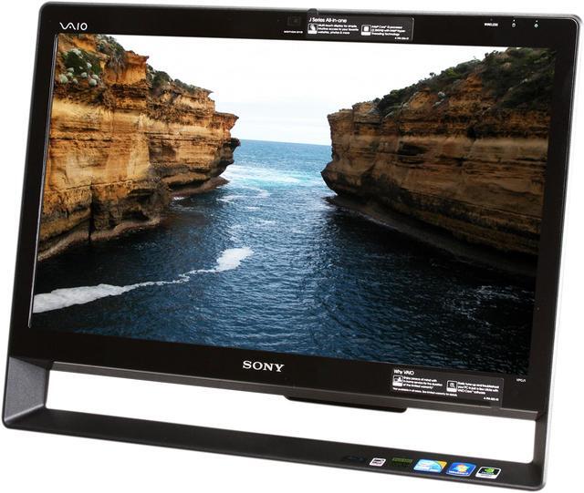 Alt view image 3 of 8 - Sony Desktop PC VAIO J Series VPCJ116FX/B Intel Core i3-350M 4GB DDR3 500GB HDD 21.5" Touchscreen Windows 7 Home Premium 64-bit