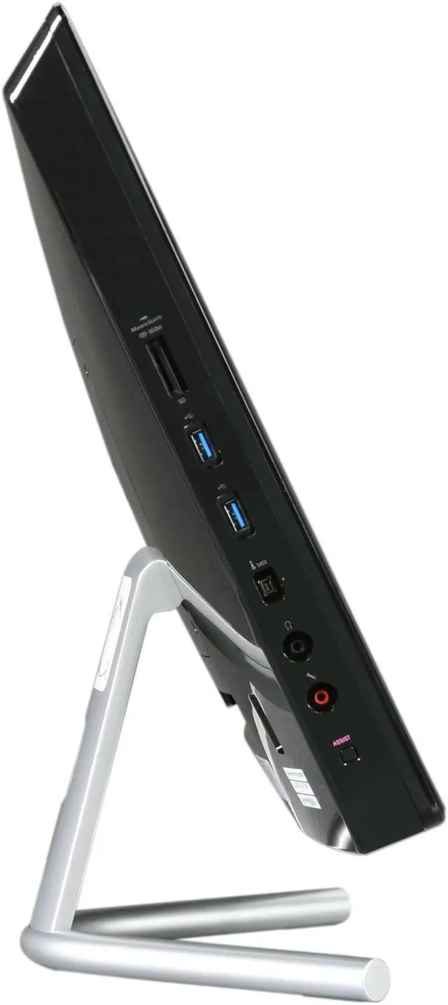 Alt view image 4 of 7 - Sony Desktop PC VAIO L Series VPCL212FX/B Intel Core i5-2410M 4GB DDR3 1TB HDD 24" Touchscreen Windows 7 Home Premium 64-bit