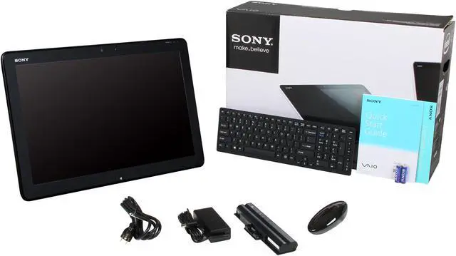 Alt view image 9 of 9 - Sony All-In-One PC VAIO SVJ20215CXB 1.70GHz 4GB DDR3 750GB HDD 20.0" Touchscreen Windows 8 64-bit