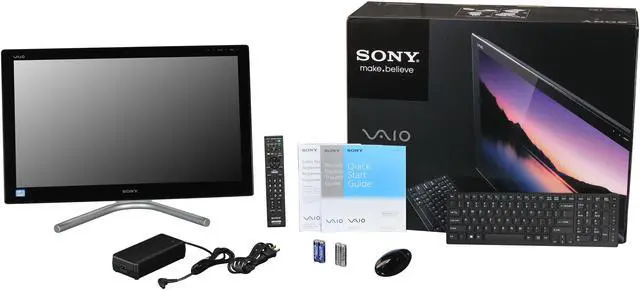 Alt view image 9 of 9 - Sony All-In-One PC VAIO SVL24127CXB Intel Core i7-3630QM 8GB DDR3 2TB HDD 24" Touchscreen Windows 8 64-bit