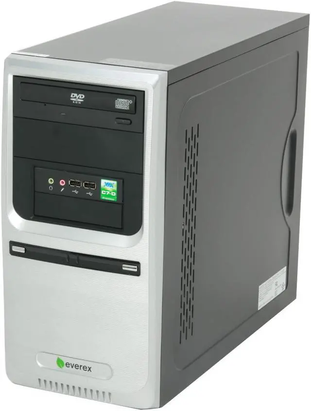 Alt view image 3 of 15 - EVEREX Desktop PC gPC TC2502 1.50GHz 512MB DDR2 80GB HDD VIA UniChrome Pro Linux gOS