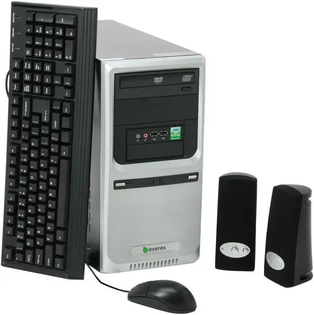 Main image of EVEREX Desktop PC gPC TC2502 1.50GHz 512MB DDR2 80GB HDD VIA UniChrome Pro Linux gOS