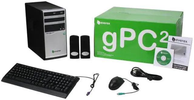 Alt view image 12 of 12 - EVEREX Desktop PC gPC2 TC2512 1.50GHz 512MB DDR2 80GB HDD VIA UniChrome Pro Linux gOS V2