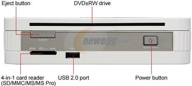 Alt view image 4 of 11 - EVEREX Desktop PC gPC mini ET2400 Intel Core Duo T2450 2GB DDR2 160GB HDD Intel GMA 950 Windows Vista Home Premium