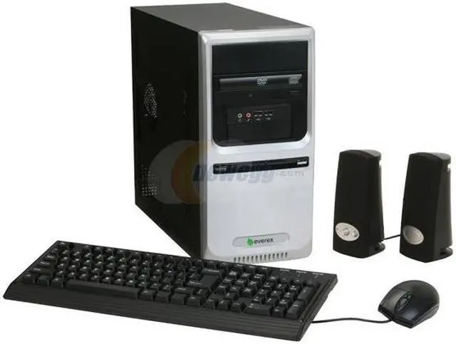 Main image of EVEREX Desktop PC gPC3 AMD Sempron LE-1150 1GB DDR2 80GB HDD NVIDIA GeForce 6100 Ubuntu 8.04