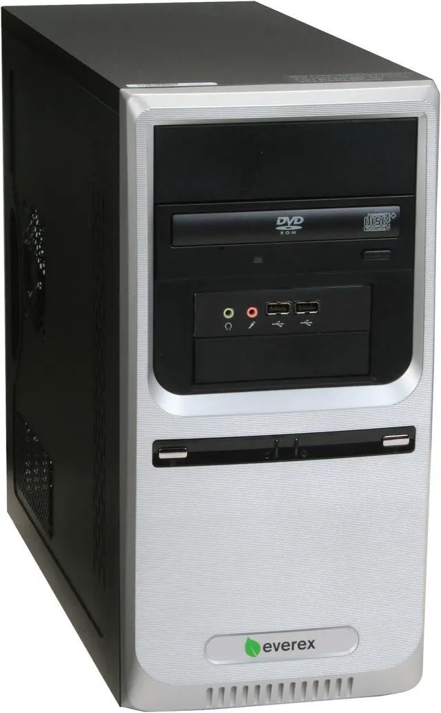 Alt view image 2 of 17 - EVEREX Desktop PC gPC3 AMD Sempron LE-1150 1GB DDR2 80GB HDD NVIDIA GeForce 6100 Ubuntu 8.04