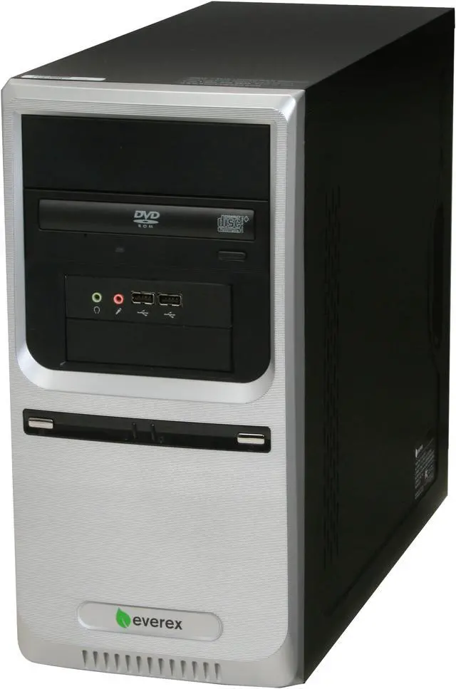 Alt view image 4 of 17 - EVEREX Desktop PC gPC3 AMD Sempron LE-1150 1GB DDR2 80GB HDD NVIDIA GeForce 6100 Ubuntu 8.04