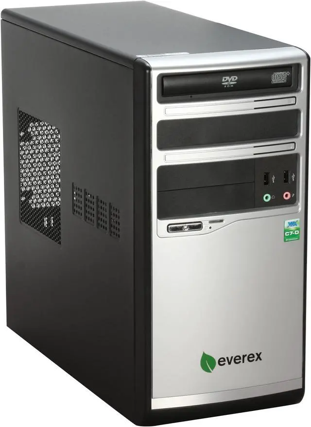 Alt view image 2 of 12 - EVEREX Desktop PC gPC2-R 1.50GHz 512MB DDR2 80GB HDD VIA UniChrome Pro Linux Ubuntu
