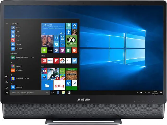 Alt view image 5 of 20 - Samsung All-in-One Computer DP710A4M-L01US Intel Core i5-7400T 12GB DDR4 1TB HDD 23.8" Touchscreen Windows 10 Home 64-Bit