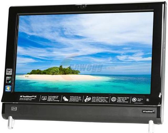 Alt view image 3 of 7 - HP Desktop PC TouchSmart 300-1020 (NY536AA#ABA) AMD Athlon II X2 235e 4GB DDR3 500GB HDD 20.0" Touchscreen Windows 7 Home Premium 64-bit