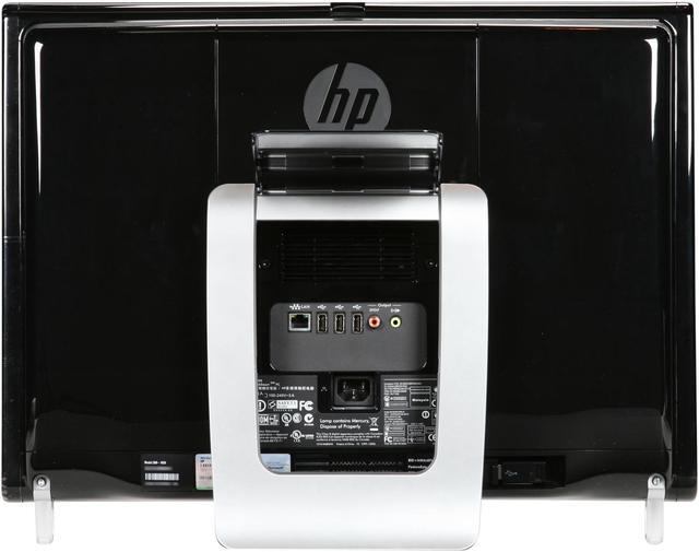 Alt view image 5 of 7 - HP Desktop PC TouchSmart 300-1020 (NY536AA#ABA) AMD Athlon II X2 235e 4GB DDR3 500GB HDD 20.0" Touchscreen Windows 7 Home Premium 64-bit
