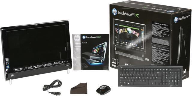 Alt view image 7 of 7 - HP Desktop PC TouchSmart 300-1020 (NY536AA#ABA) AMD Athlon II X2 235e 4GB DDR3 500GB HDD 20.0" Touchscreen Windows 7 Home Premium 64-bit