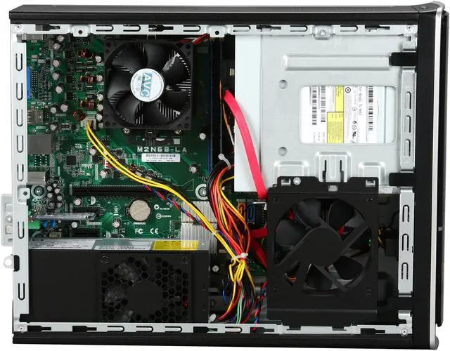 Alt view image 6 of 9 - HP Desktop PC Pavilion Slimline S5120Y (KY818AAR) AMD Athlon X2 7750 4GB DDR2 500GB HDD NVIDIA GeForce 6150 SE Windows Vista Home Premium 64-bit