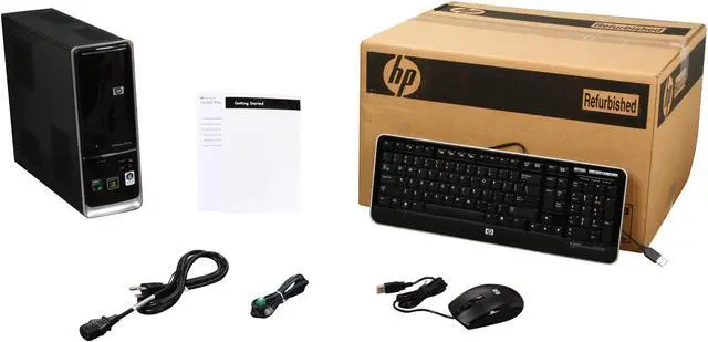 Alt view image 9 of 9 - HP Desktop PC Pavilion Slimline S5120Y (KY818AAR) AMD Athlon X2 7750 4GB DDR2 500GB HDD NVIDIA GeForce 6150 SE Windows Vista Home Premium 64-bit