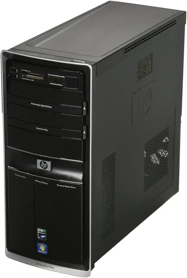 Alt view image 3 of 9 - HP Desktop PC Pavilion Elite E9240F(NY554AA#ABA) AMD Phenom II X4 945 8GB DDR3 1TB HDD ATI Radeon HD 4650 Windows 7 Home Premium 64-bit