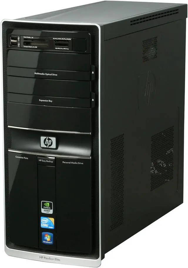 Alt view image 3 of 9 - HP Desktop PC Pavilion Elite E9260F(NY556AA#ABA) Intel Core i5-750 8GB DDR3 1TB HDD NVIDIA GeForce GT 230 Windows 7 Home Premium 64-bit