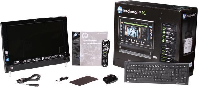 Alt view image 7 of 7 - HP Desktop PC TouchSmart 300-1025 (NY537AA#ABA) AMD Athlon II X2 240e 4GB DDR3 640GB HDD 20.0" Touchscreen Windows 7 Home Premium 64-bit