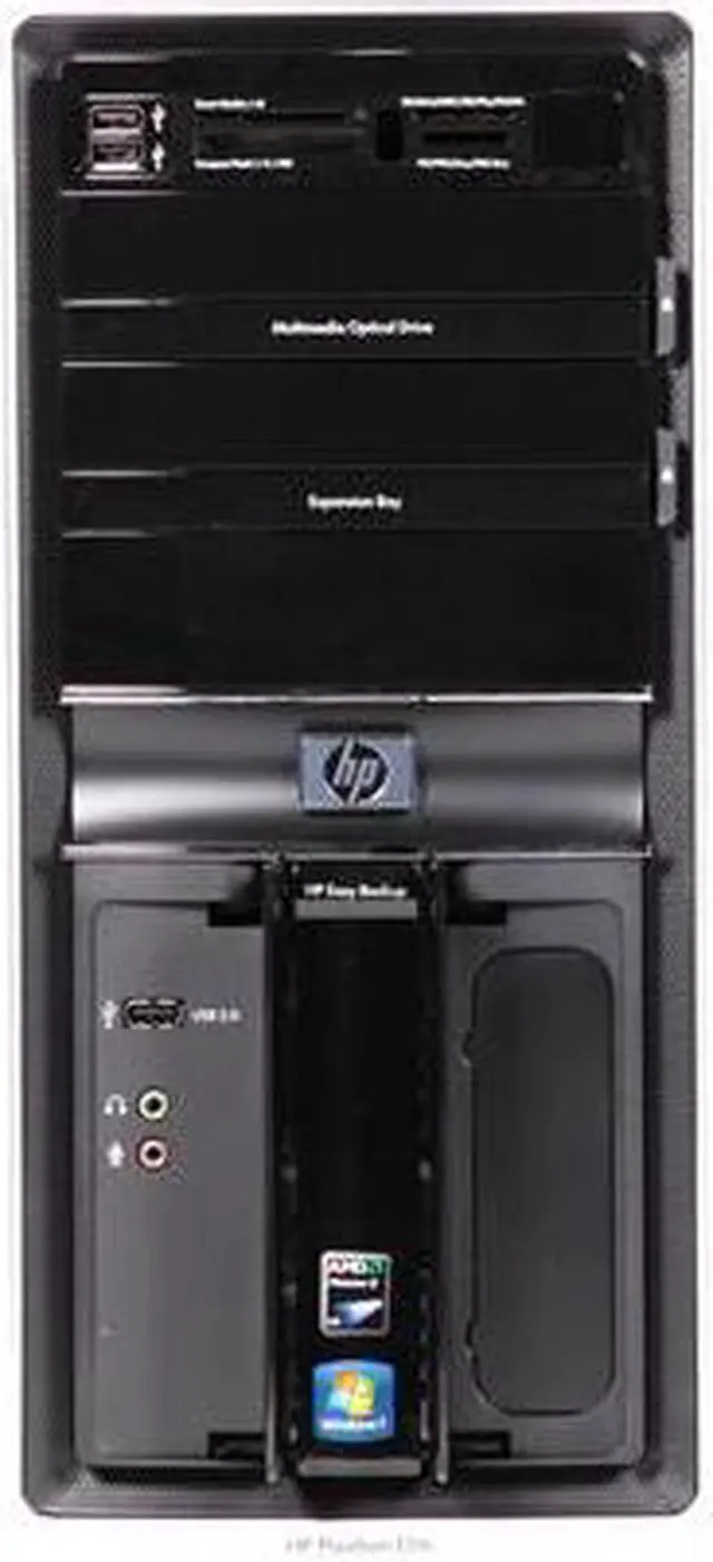 Alt view image 2 of 9 - HP Desktop PC Pavilion Elite E9220F (NY552AA#ABA) AMD Phenom II X4 910 8GB DDR3 1TB HDD ATI Radeon HD 4350 Windows 7 Home Premium 64-bit