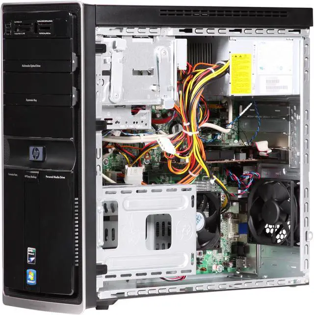 Alt view image 7 of 9 - HP Desktop PC Pavilion Elite E9220F (NY552AA#ABA) AMD Phenom II X4 910 8GB DDR3 1TB HDD ATI Radeon HD 4350 Windows 7 Home Premium 64-bit