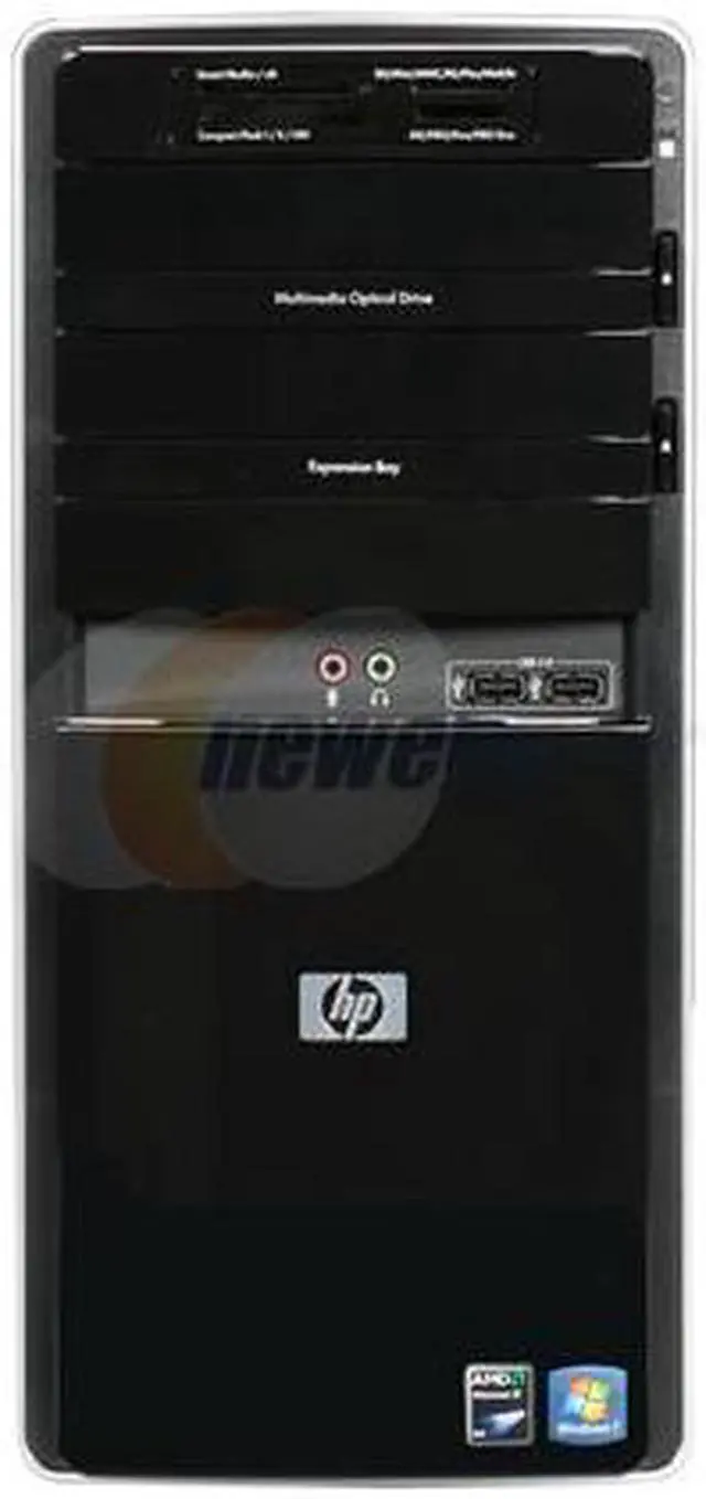Alt view image 3 of 10 - HP Desktop PC Pavilion P6230F (NY548AA#ABA) AMD Phenom II X4 810 8GB DDR3 750GB HDD ATI Radeon HD 4200 Windows 7 Home Premium 64-bit
