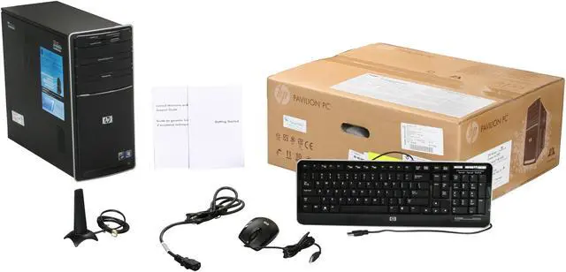 Alt view image 10 of 10 - HP Desktop PC Pavilion P6230F (NY548AA#ABA) AMD Phenom II X4 810 8GB DDR3 750GB HDD ATI Radeon HD 4200 Windows 7 Home Premium 64-bit