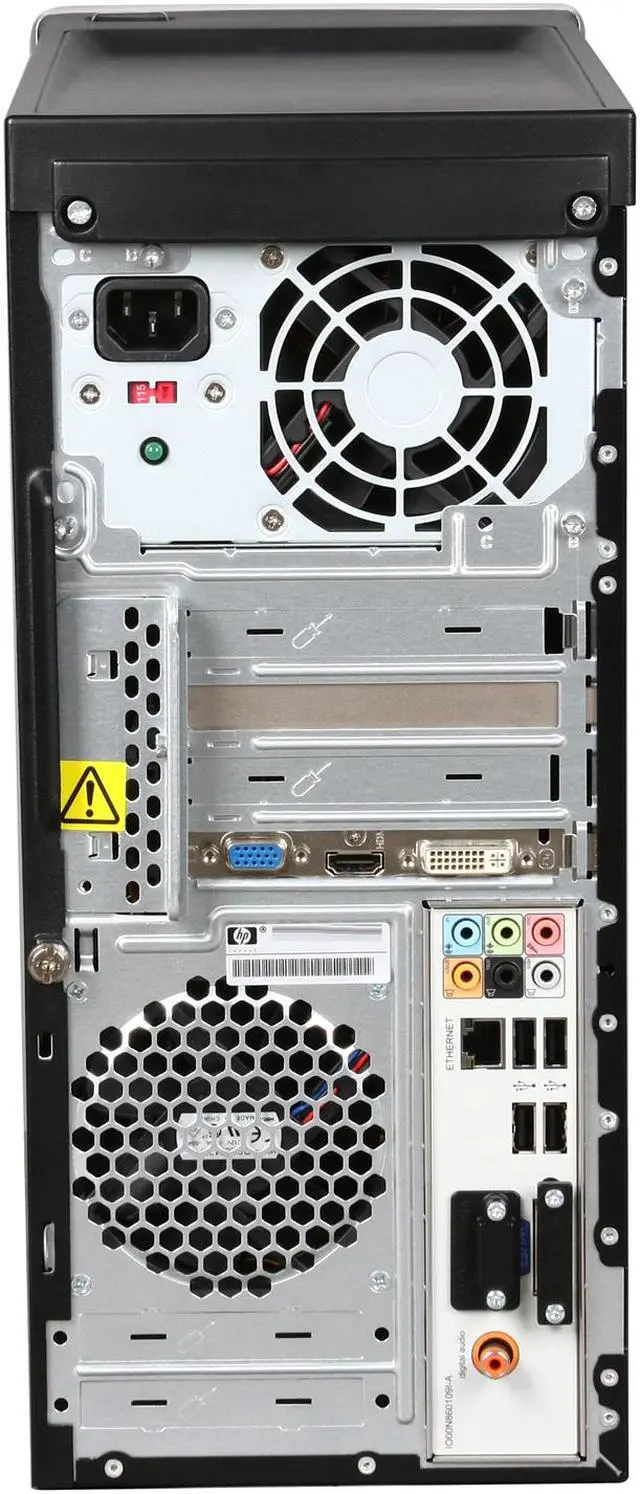 Alt view image 8 of 9 - HP Desktop PC Pavilion Elite E9107C(NP238AAR) Intel Core 2 Quad Q8200 8GB DDR3 750GB HDD ATI Radeon HD 4350 Windows Vista Home Premium 64-bit