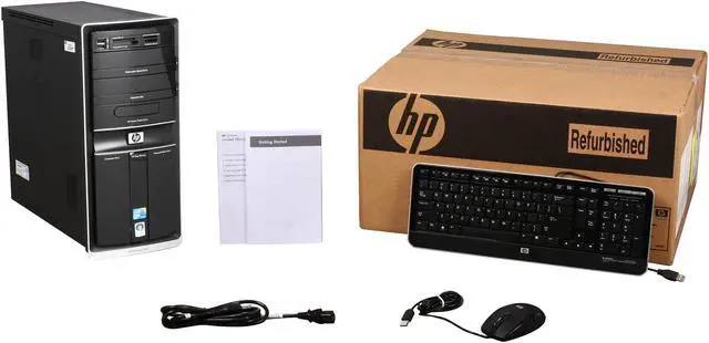 Alt view image 9 of 9 - HP Desktop PC Pavilion Elite E9107C(NP238AAR) Intel Core 2 Quad Q8200 8GB DDR3 750GB HDD ATI Radeon HD 4350 Windows Vista Home Premium 64-bit