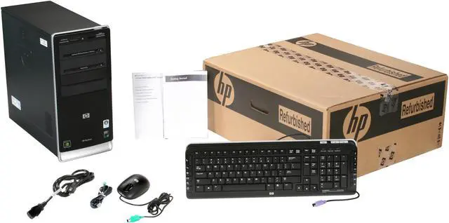 Alt view image 9 of 9 - HP Desktop PC Pavilion A6803W(NC890AAR) AMD Athlon X2 4850e 3GB DDR2 500GB HDD NVIDIA GeForce 6150 SE Windows Vista Home Premium 32-bit