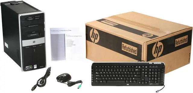 Alt view image 9 of 9 - HP Desktop PC Pavilion M9402F(FQ512AAR#ABA) AMD Phenom X4 9650 7GB DDR2 640GB HDD NVIDIA GeForce 6150 SE Windows Vista Home Premium 64-bit