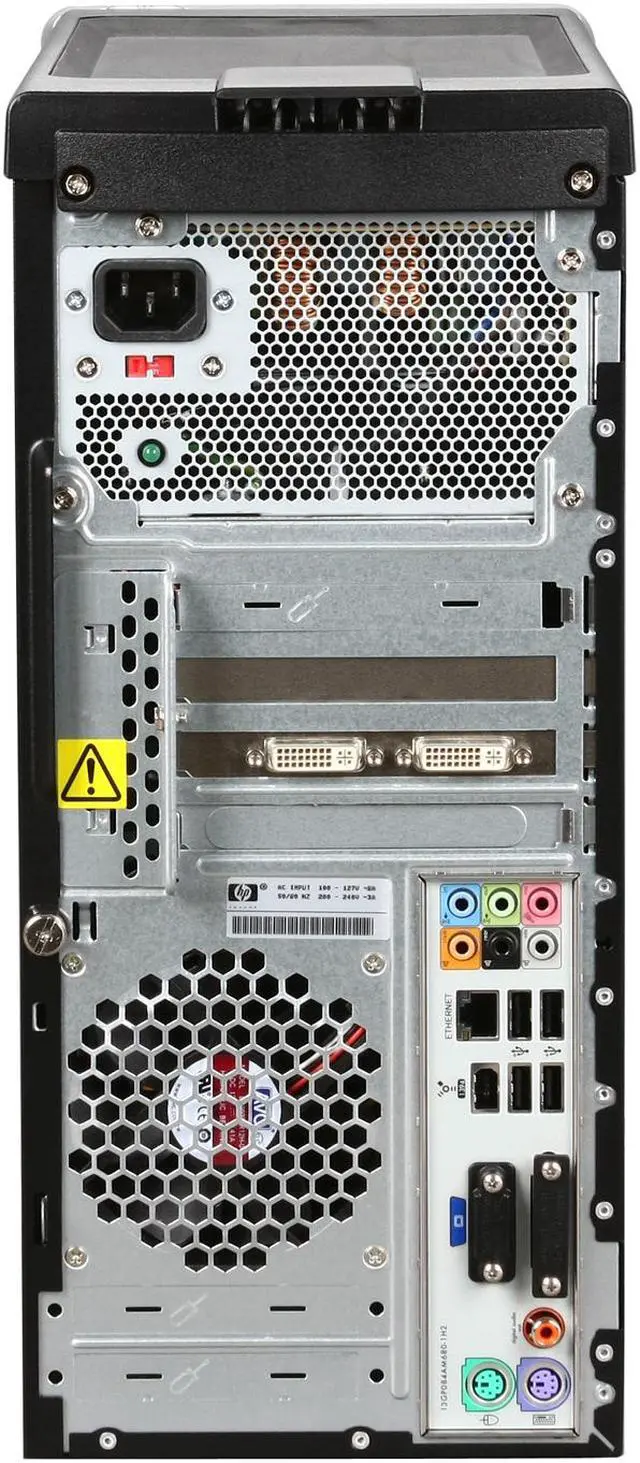 Alt view image 8 of 9 - HP Desktop PC Pavilion Elite M9660F(NP102AAR#ABA) AMD Phenom II X4 940 8GB DDR2 750GB HDD NVIDIA GeForce 9800 GT Windows Vista Home Premium 64-bit