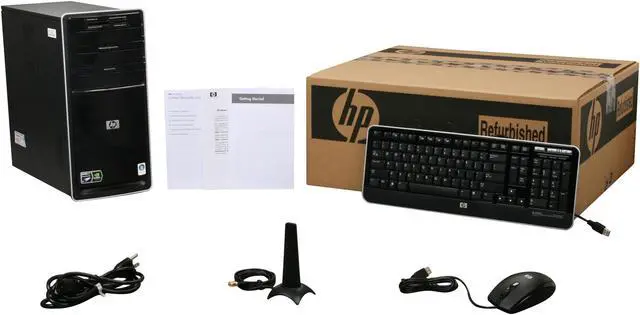 Alt view image 10 of 10 - HP Desktop PC Pavilion P6130Y(NY464AAR#ABA) AMD Phenom X4 9750 8GB DDR2 750GB HDD NVIDIA GeForce 9100 Windows Vista Home Premium 64-bit