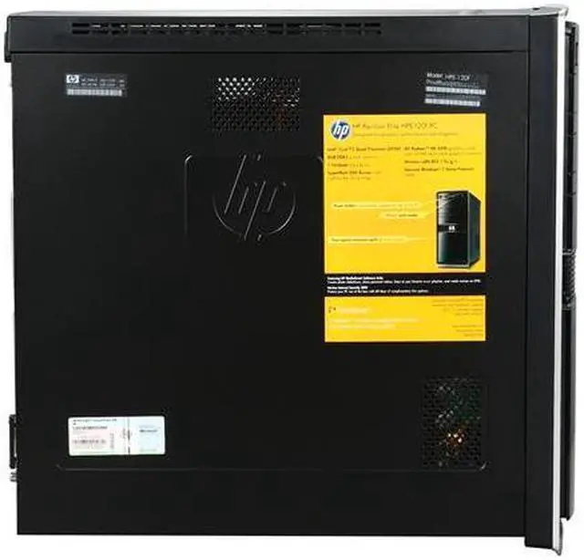 Alt view image 4 of 9 - HP Desktop PC Pavilion Elite HPE-120F(AY599AA#ABA) Intel Core 2 Quad Q9300 8GB DDR3 1TB HDD ATI Radeon HD 4350 Windows 7 Home Premium 64-bit