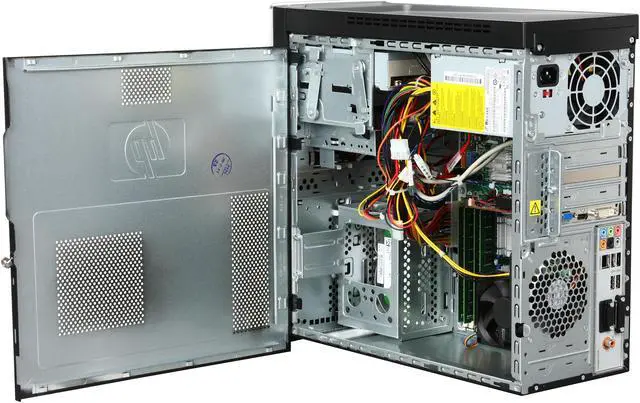 Alt view image 5 of 9 - HP Desktop PC Pavilion Elite HPE-120F(AY599AA#ABA) Intel Core 2 Quad Q9300 8GB DDR3 1TB HDD ATI Radeon HD 4350 Windows 7 Home Premium 64-bit