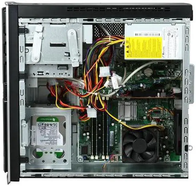 Alt view image 6 of 9 - HP Desktop PC Pavilion Elite HPE-120F(AY599AA#ABA) Intel Core 2 Quad Q9300 8GB DDR3 1TB HDD ATI Radeon HD 4350 Windows 7 Home Premium 64-bit