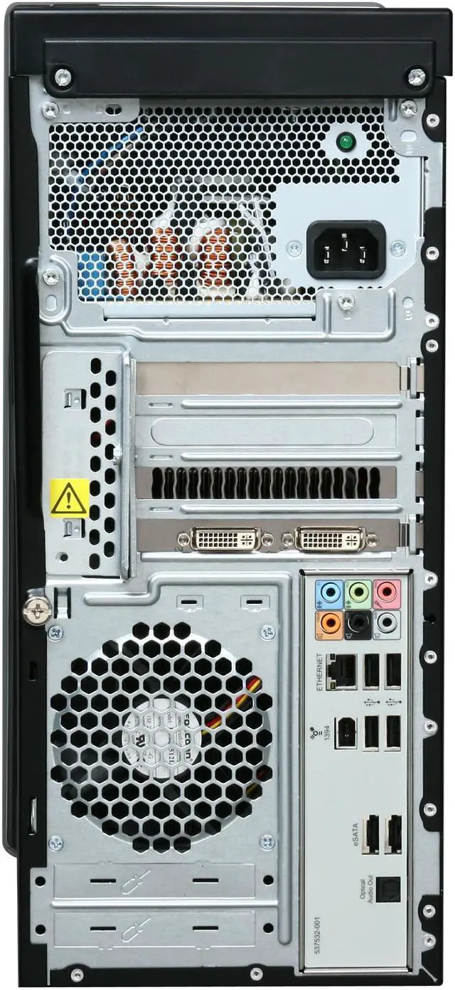 Alt view image 9 of 10 - HP Desktop PC Pavilion Elite HPE-170F(AY604AA#ABA) Intel Core i7-920 9GB DDR3 1TB HDD NVIDIA GeForce GTX 260 Windows 7 Home Premium 64-bit