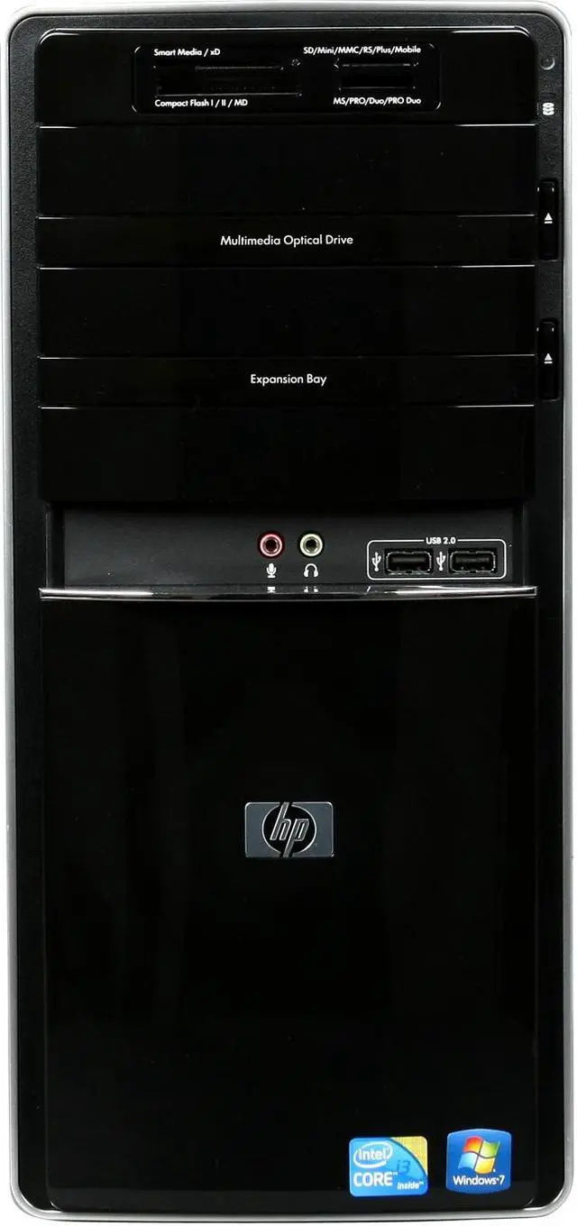 Alt view image 2 of 9 - HP Desktop PC Pavilion P6330F(AY022AA#ABA) Intel Core i3-530 6GB DDR3 1TB HDD Intel HD Graphics Windows 7 Home Premium 64-bit