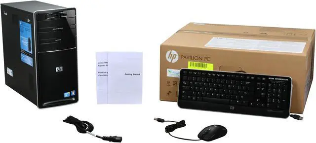 Alt view image 9 of 9 - HP Desktop PC Pavilion P6330F(AY022AA#ABA) Intel Core i3-530 6GB DDR3 1TB HDD Intel HD Graphics Windows 7 Home Premium 64-bit