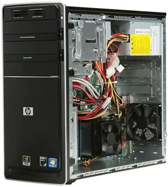 Alt view image 7 of 9 - HP Desktop PC Pavilion P6310F(AY018AA#ABA) AMD Athlon II X4 630 6GB DDR3 1TB HDD NVIDIA GeForce 9100 Windows 7 Home Premium 64-bit