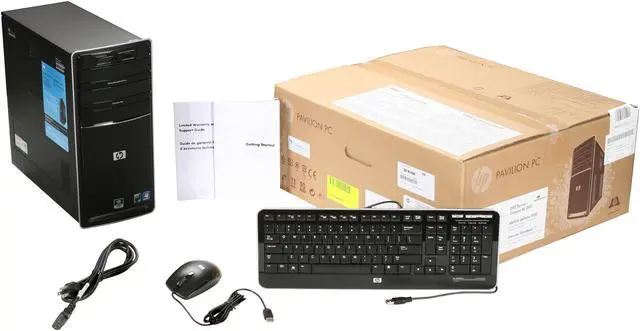 Alt view image 9 of 9 - HP Desktop PC Pavilion P6310F(AY018AA#ABA) AMD Athlon II X4 630 6GB DDR3 1TB HDD NVIDIA GeForce 9100 Windows 7 Home Premium 64-bit